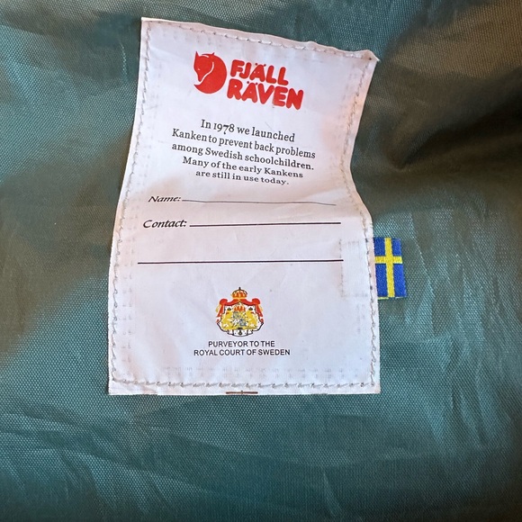 Kånken Fjallraven Green Backpack embroidered!! - Picture 3 of 4